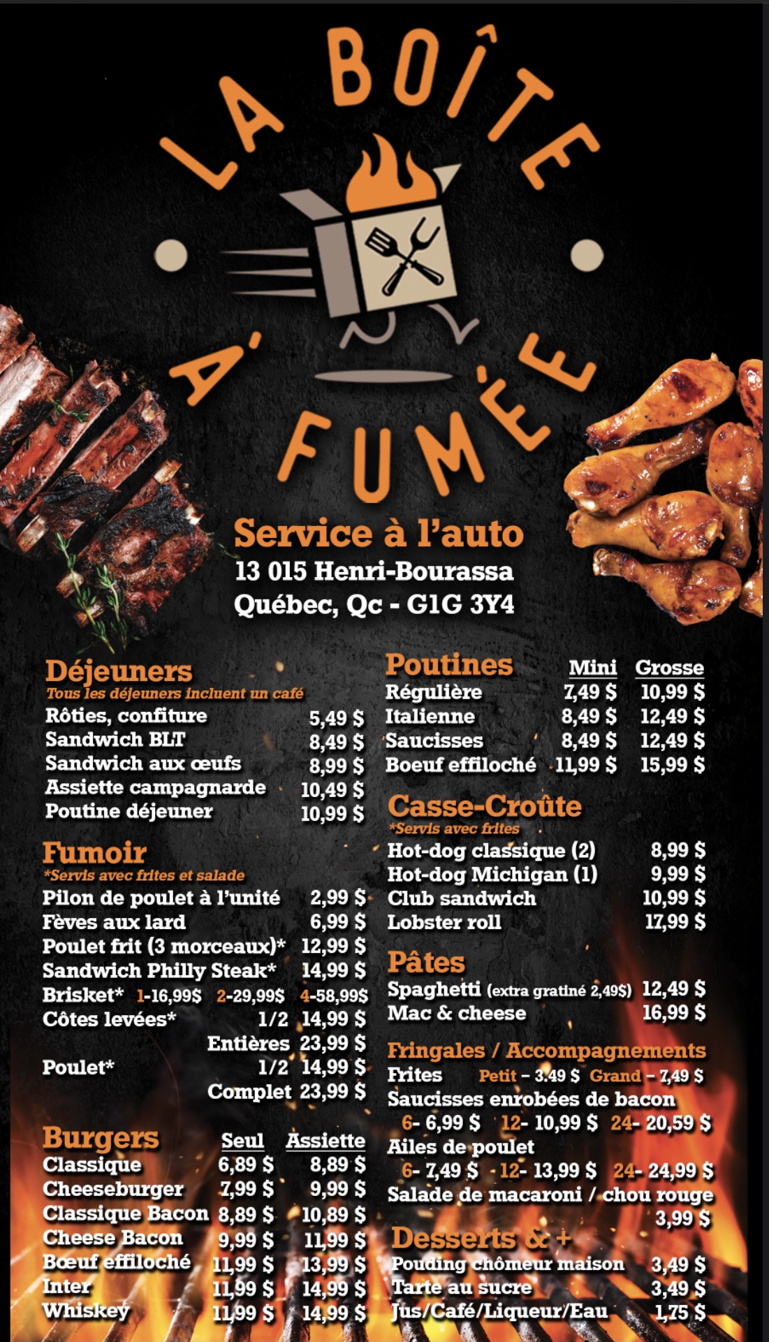 La boîte à fumée BBQ fumé tout cuit dans le bec — free download